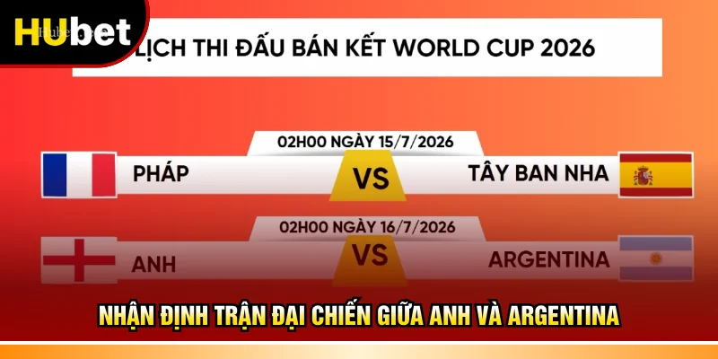 Nhận định trận đại chiến giữa Anh và Argentina